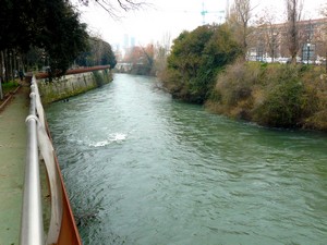 Il fiume Nera che attraversa la città